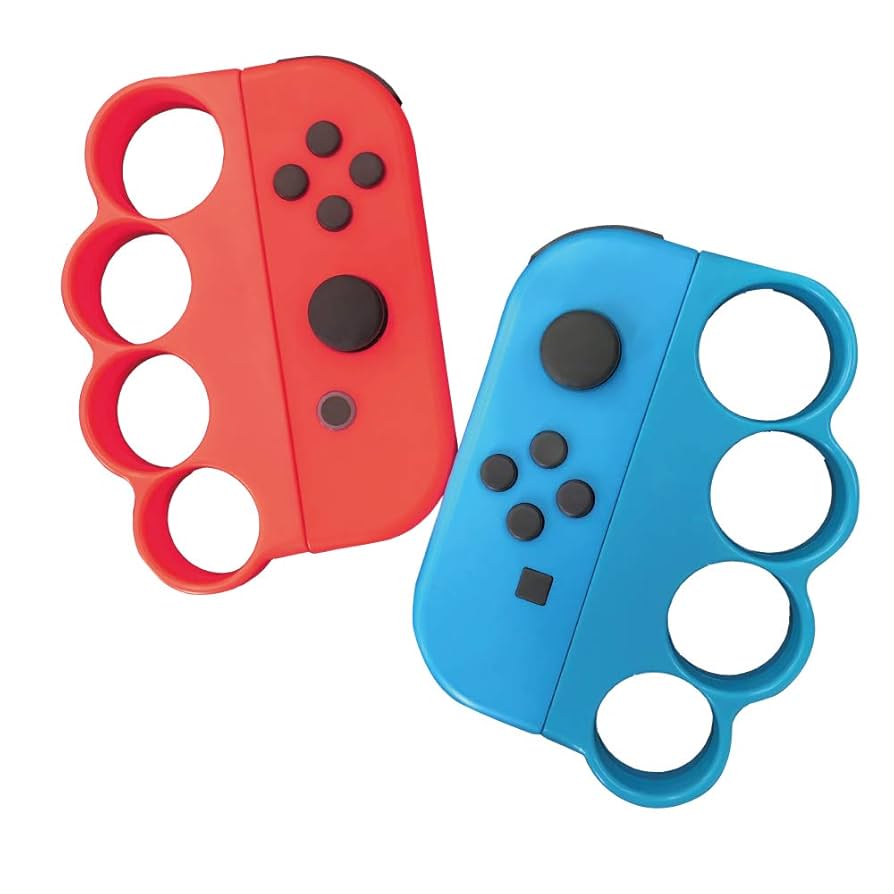 Nintendo Switch 赤/青　美品　グリップホルダー付き Amazon.co.jp: Nintendo Switch Joy-Conグリップ : ゲーム